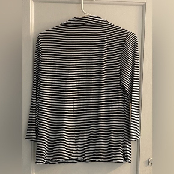 Kate Spade striped pajama top-size small - Picture 2 of 5